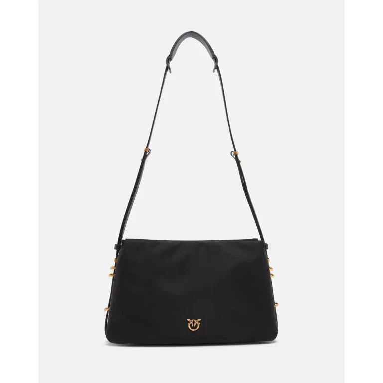 Pinko - Sac à bandoulière moyen One, Two, Three Bag en nylon