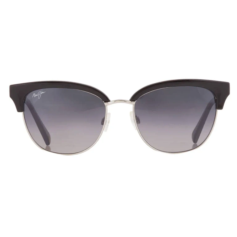 Maui Jim Lokelani Neutral Grey Cat Eye Sunglasses GS825-02 55
