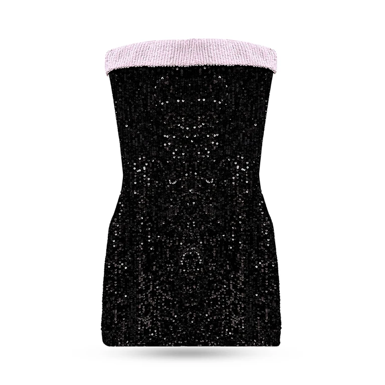 KatieJnyc Girls' Tween Star Sequin Mini Dress - Big Kid