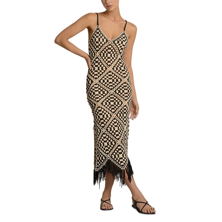 Elan Crochet Maxi Dress