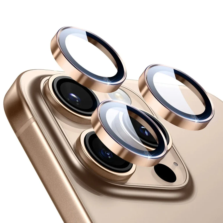 iPhone 16 Pro Max/Pro Armorite Camera Lens Protectors - Desert Titanium Shimmer - Desert Titanium Shimmer