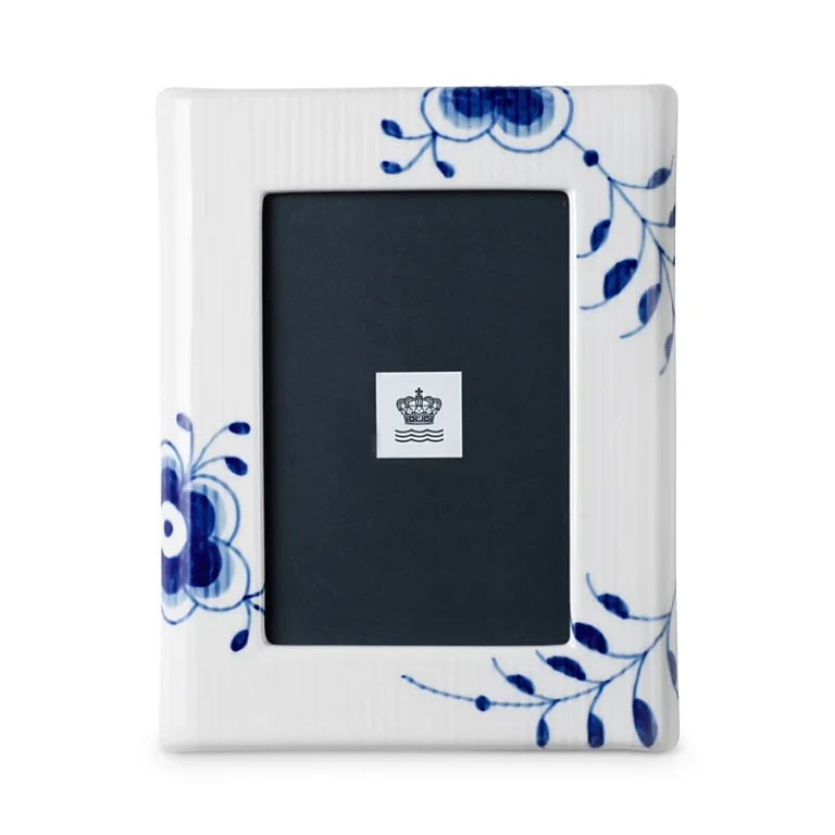 Royal Copenhagen Blue Fluted Mega Picture Frame, 4 x 6