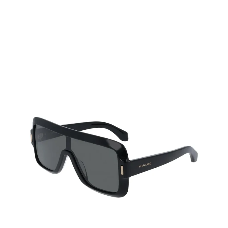 Ferragamo Renew Classic Logo Shield Sunglasses, 55mm