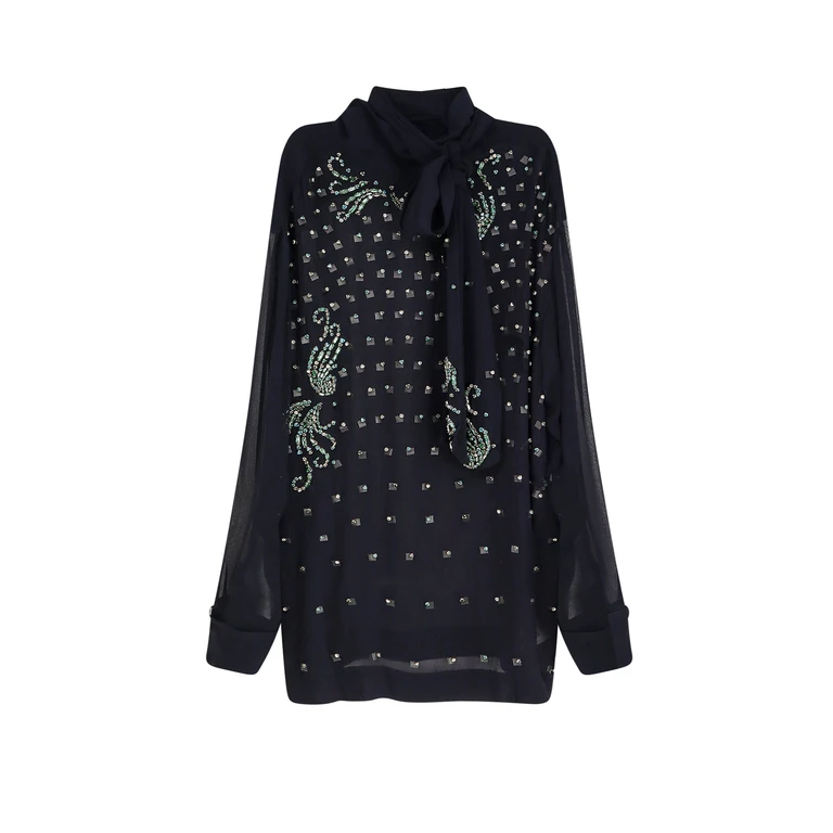 Dries Van Noten Shirts Blue - Women