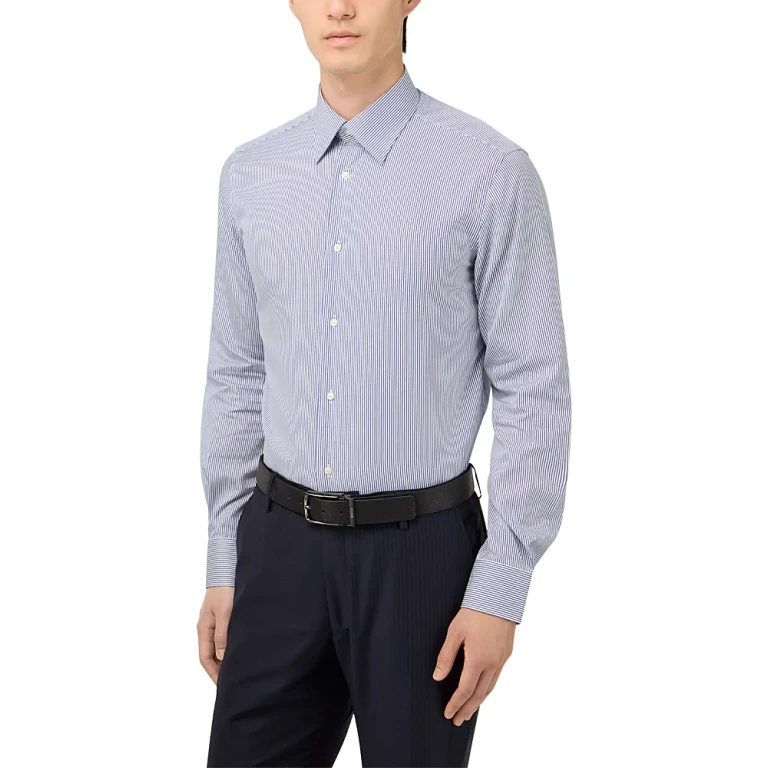 Boggi Milano Milano Collar Cotton Dress Shirt