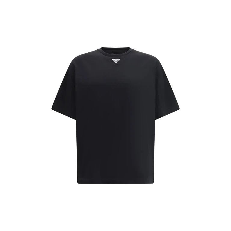 Triangle-logo Cotton T-shirt