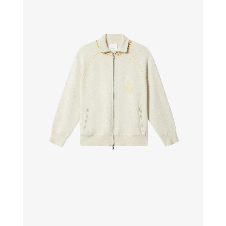Cardigan Sergio - Homme - Gris Clair-jaune Clair - Taille XS - Isabel Marant