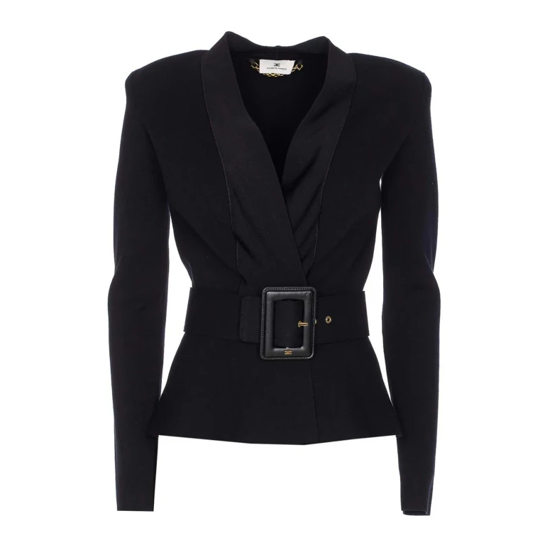Elisabetta Franchi Veste Casual - Noir
