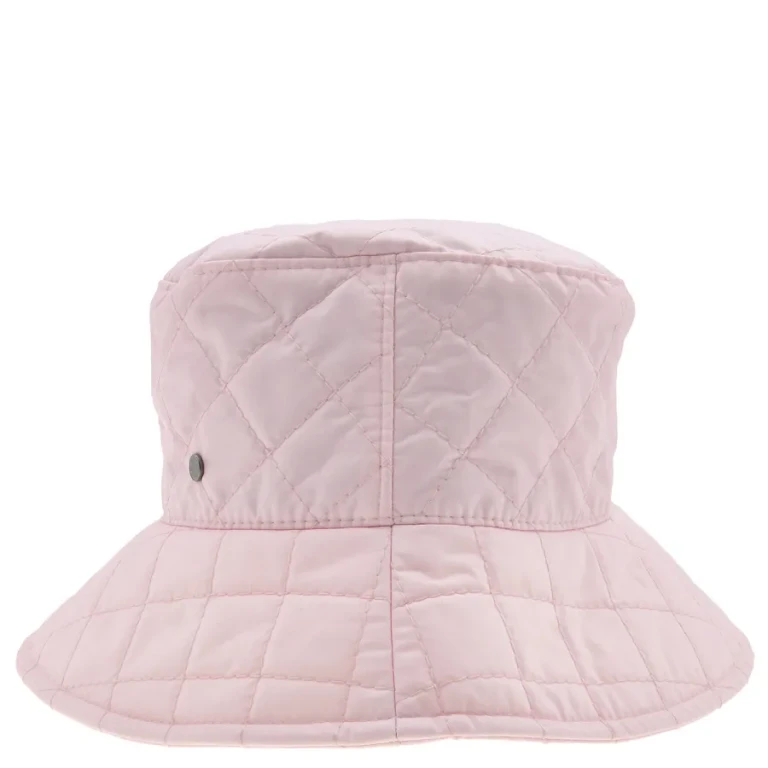 Maison Michel Ladies Pink Angele Quilted Bucket Hat