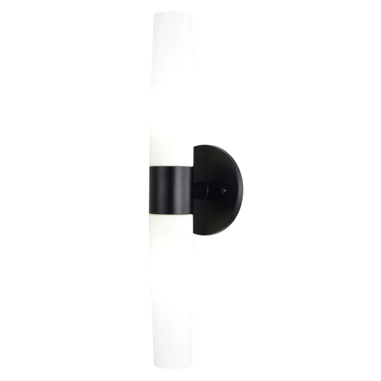 Matte Black Wall Sconce from the Elliot Collection