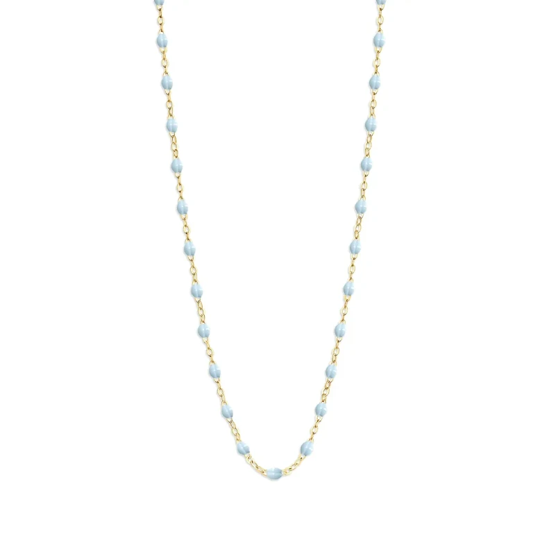Gigi Clozeau 18K Yellow Gold Classic Gigi Resin Bead Collar Necklace, 16.5
