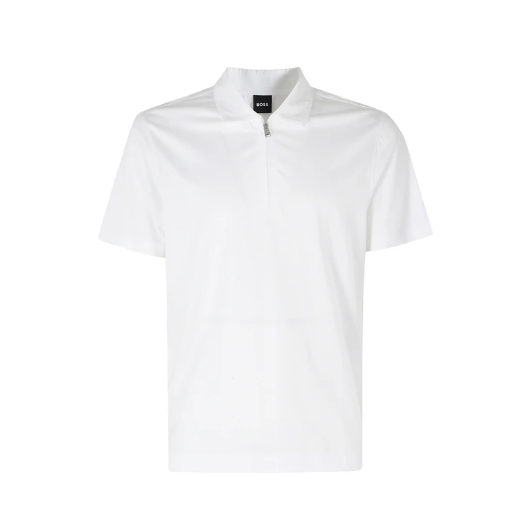 Hugo Boss H Paras White Lyocell Cotone Polo - Men
