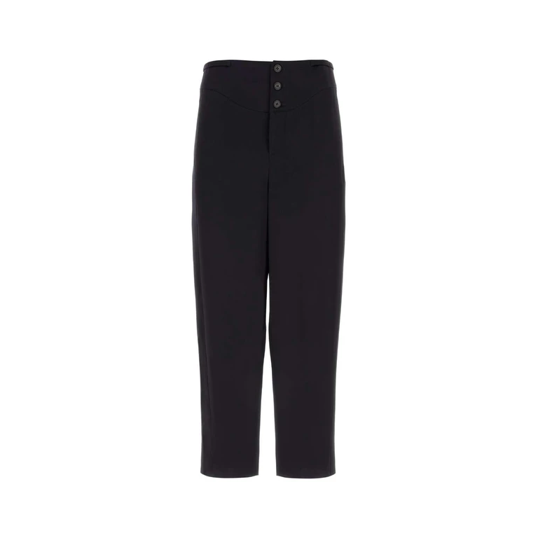 Midnight Blue Crepe Satin Pant Exterior: Acetate Viscose Pantaloni - Men