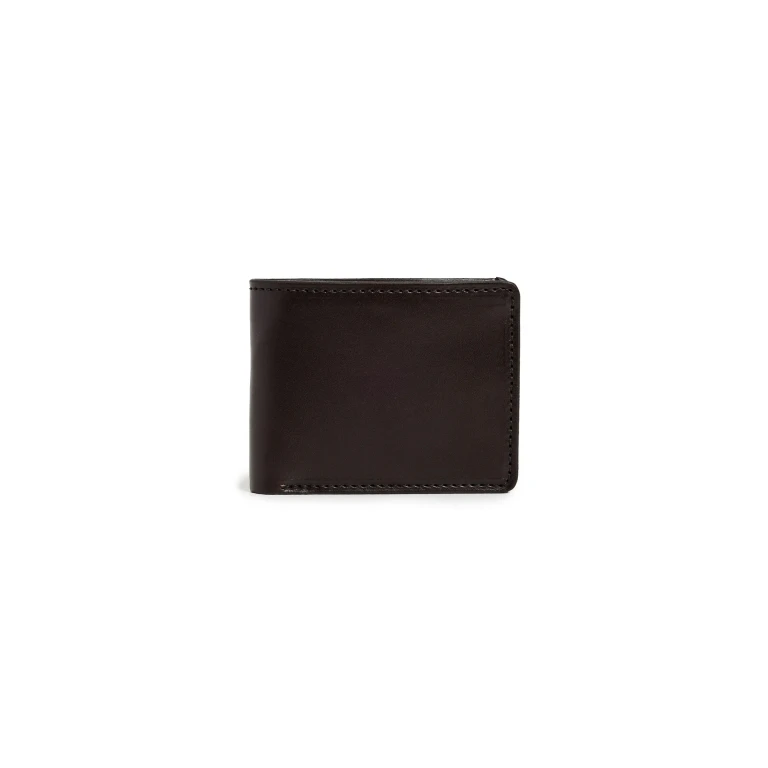 Filson Leather Bifold Wallet Brown One Size