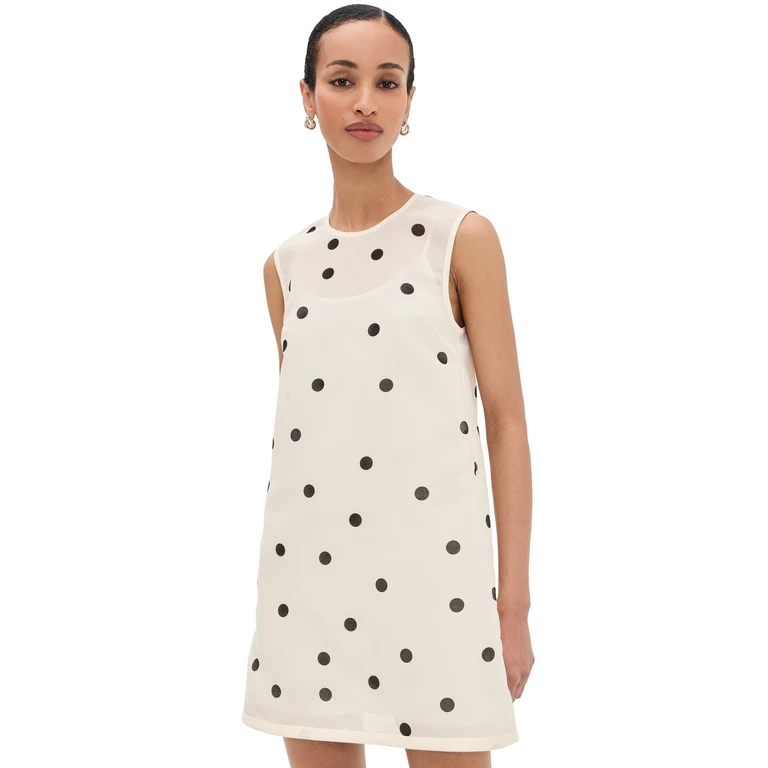 ALEXIS Zilez Dress Ivory/Black XS