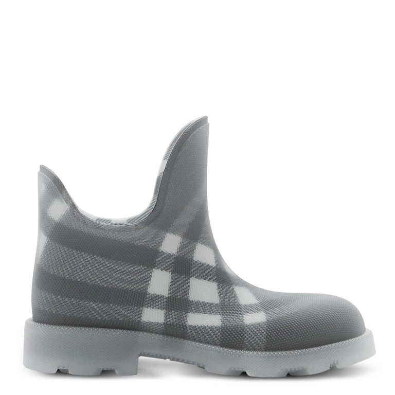 Burberry Check Rubber Marsh Low Boots
