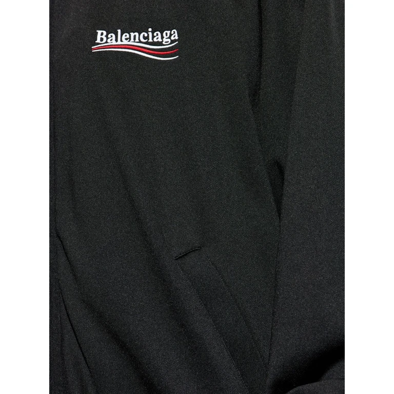 Balenciaga Coats Black Polyamide Cotton - Men