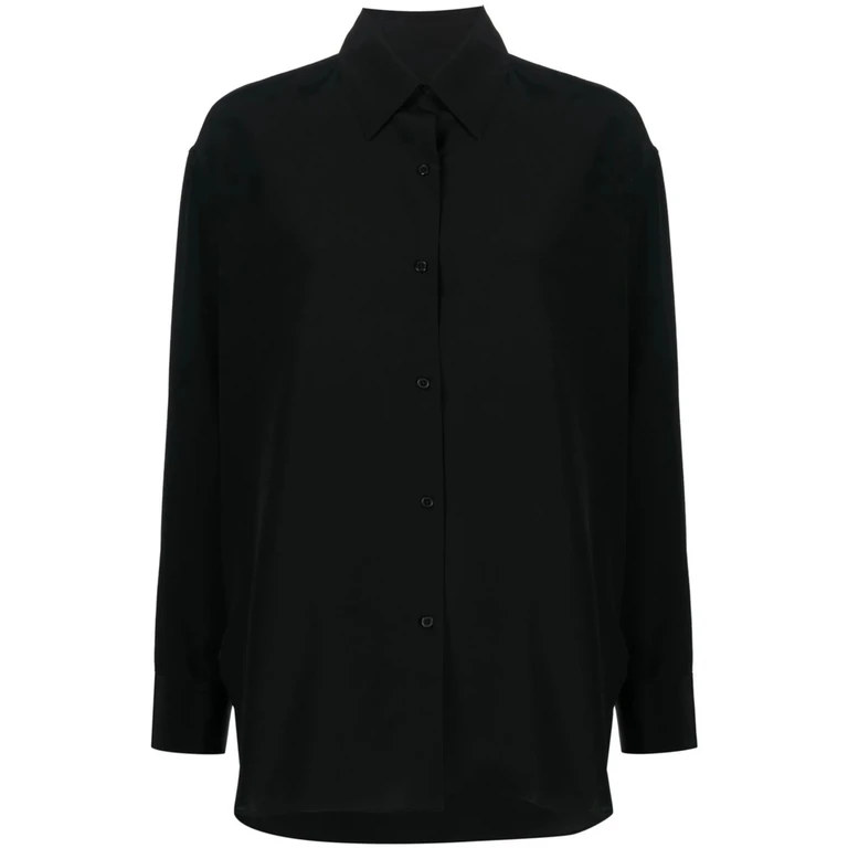 Nili Lotan Silk Long-sleeved Shirt