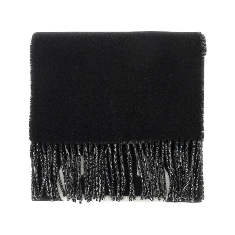 Jacquard-Logo Wollschal Damen Einheitsgröße