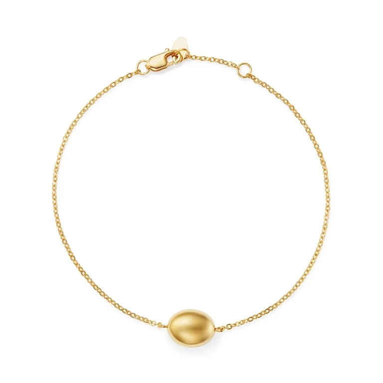 Bead Chain Bracelet in 14K Yellow Gold