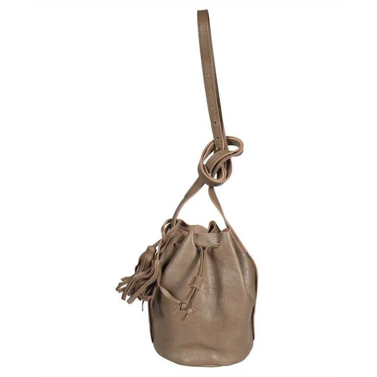 Ferragamo Leather Bucket Bag