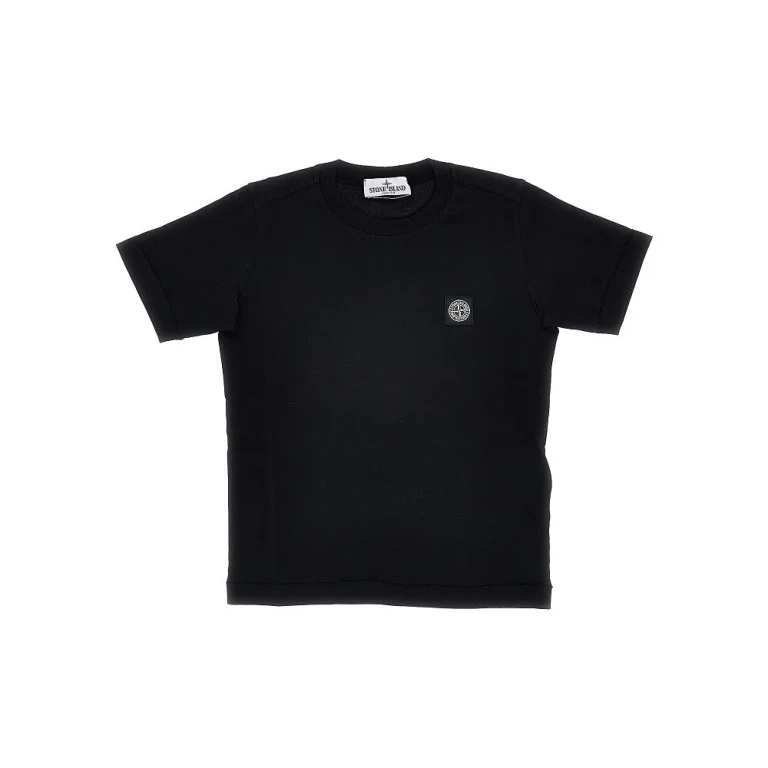 STONE ISLAND Logo patch T-shirt Kids 8Y