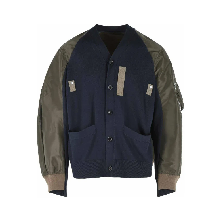 Sacai Cardigan - Bleu Foncé