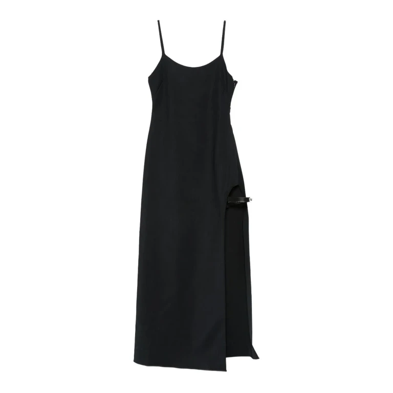 Coperni Side-split Strap Midi Dress