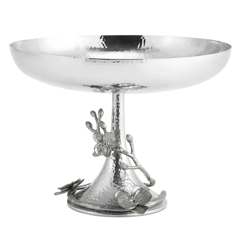 Michael Aram White Orchid Footed Centerpiece Bowl