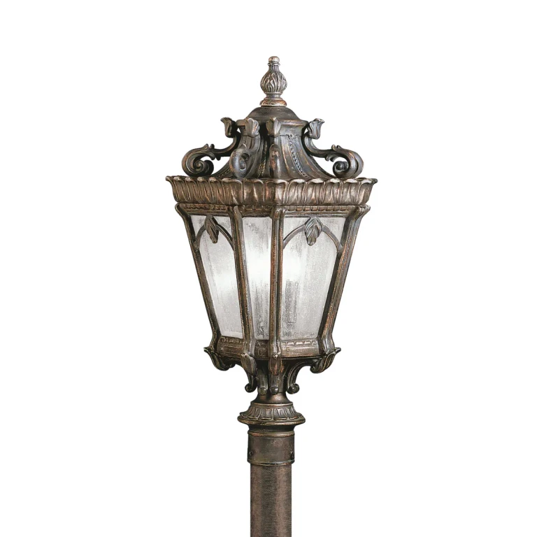 Tournai 3-Light 27" Outdoor Post Lantern in Londonderry
