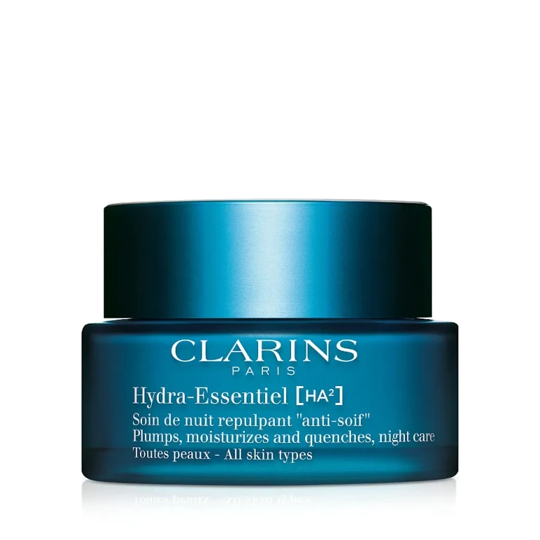 Clarins Hydra Essentiel Night Moisturizer with Double Hyaluronic Acid 1.7 oz.