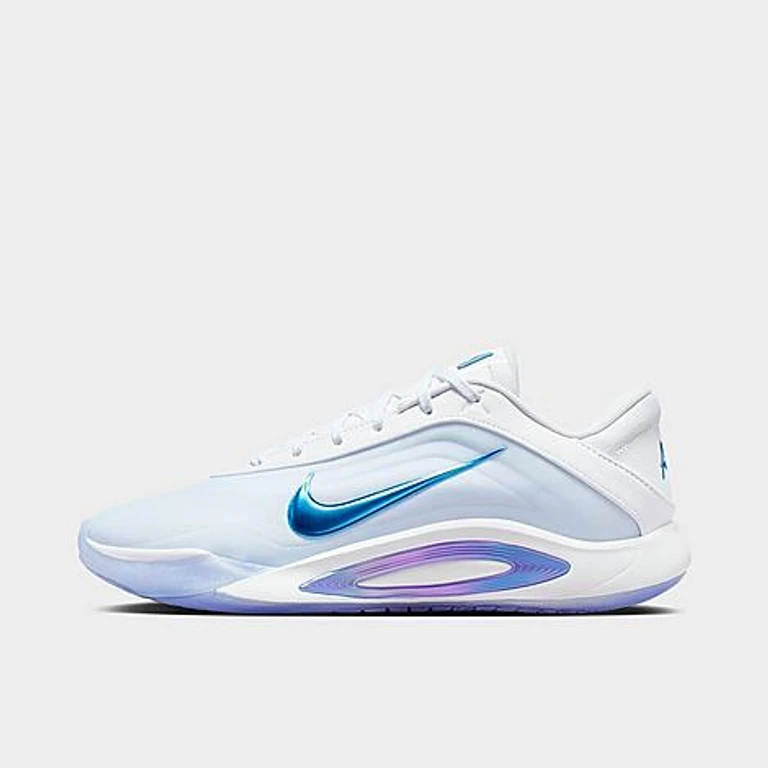 Women's A'One A'ja Wilson Basketball Shoes in White/Football Grey/Sapphire Size: 7.5