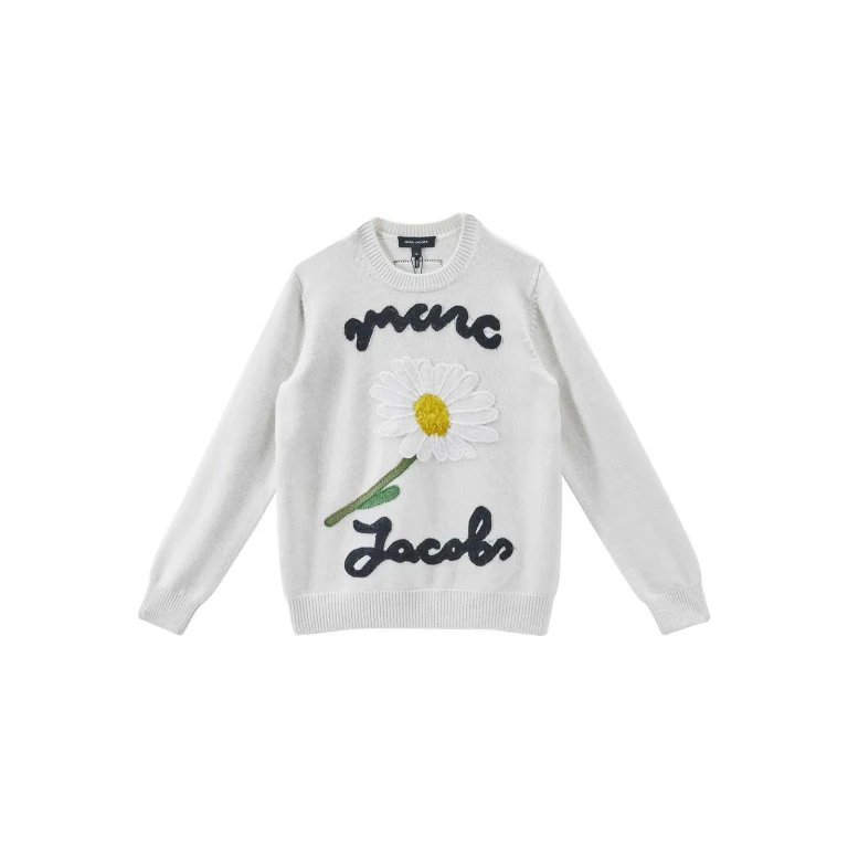 Marc Jacobs Pull Col Rond - Blanc