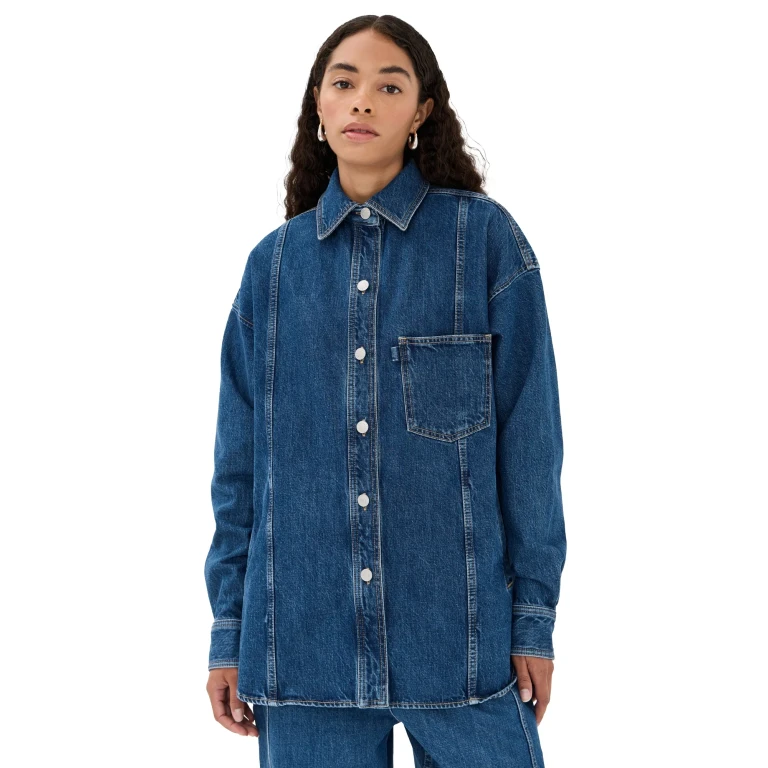 3.1 Phillip Lim Denim Shirt Jacket Indigo XS