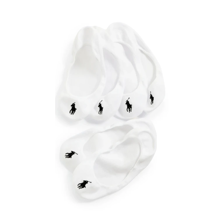 Polo Ralph Lauren Ultra Low Liner Socks 3 Pack White One Size