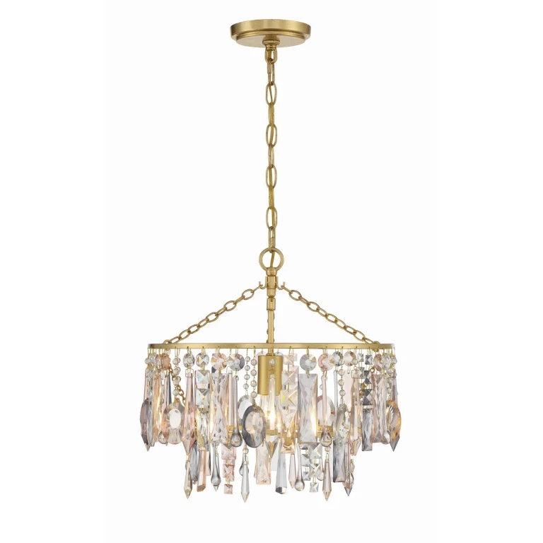 Antique Gold One Light Pendant from the Elsa Collection