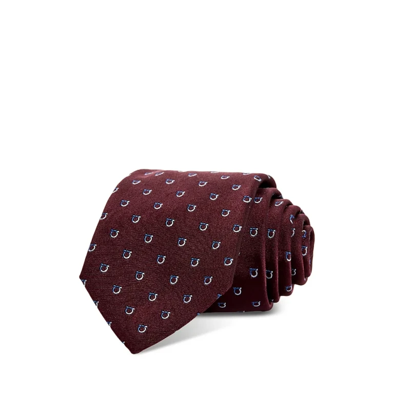 Ferragamo Silk Classic Gancini Tie