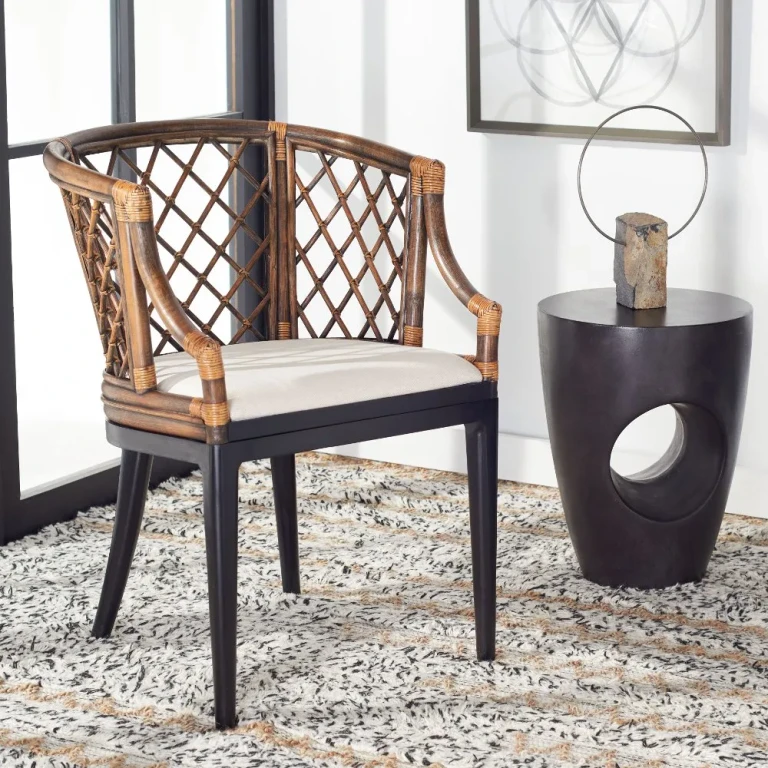 Carlotta Dark Rattan Armchair