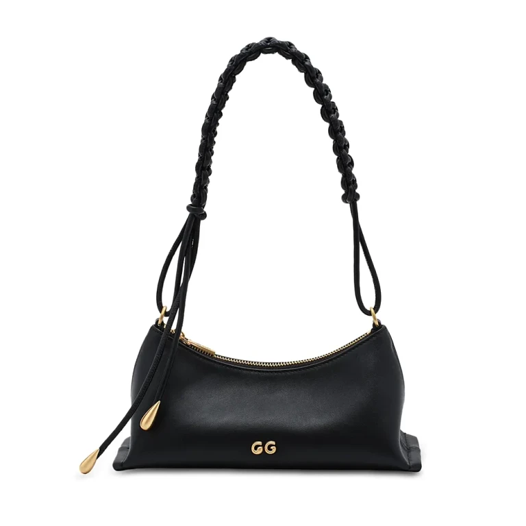 Cult Gaia Osa Leather Shoulder Bag