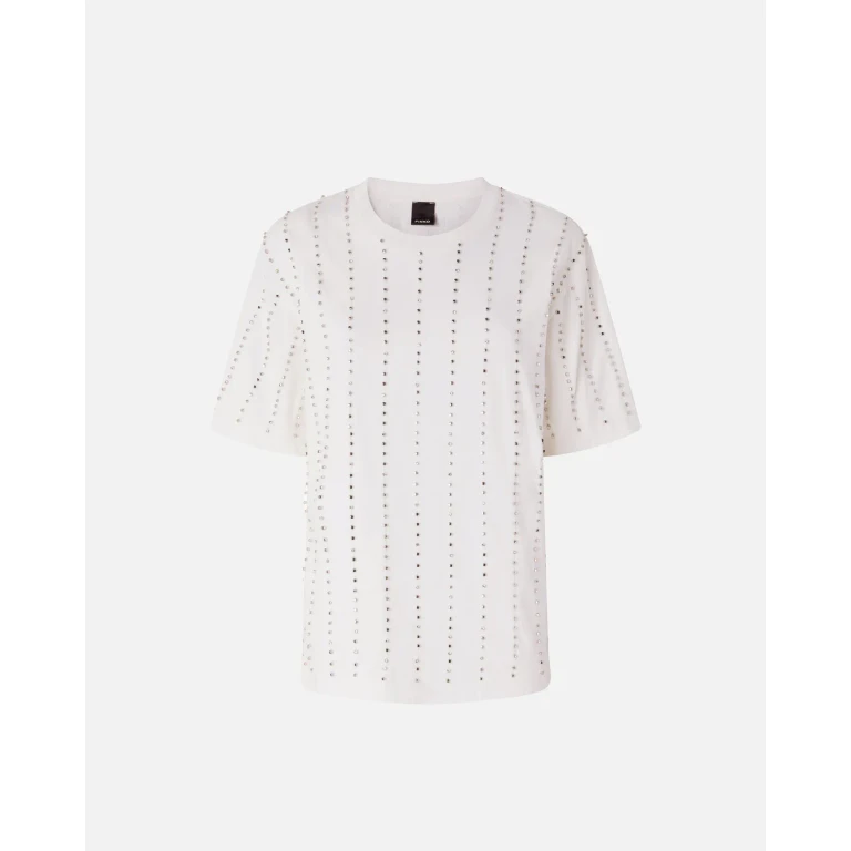 Pinko - Gestreept juweel T-shirt - XS