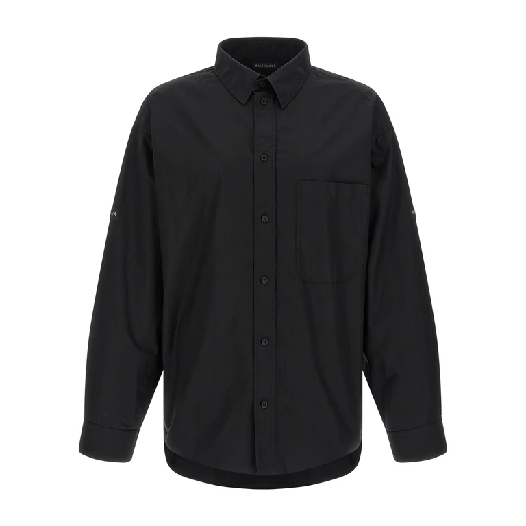 Balenciaga Black Cotton Blouse - Men