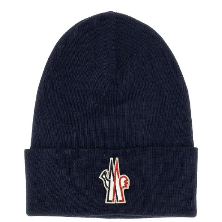 Moncler Grenoble Hats Navy Blue - Men