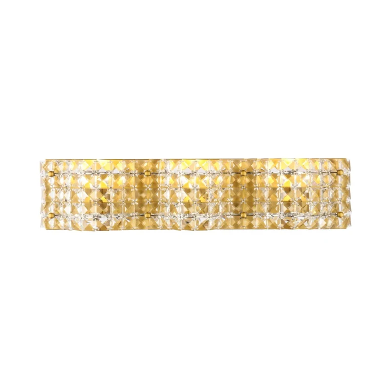 Brass Three Light Wall Sconce from the Ollie Collection