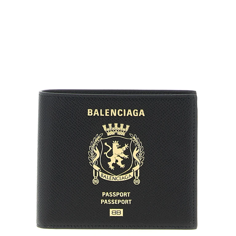 Black Calfskin Wallet - Men