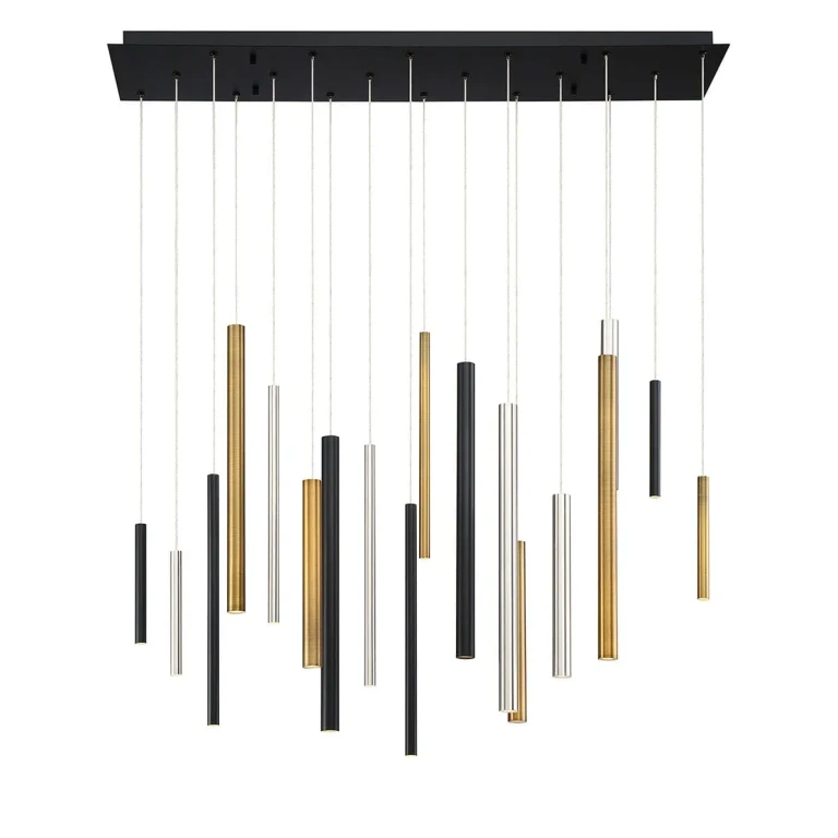 Black LED Chandelier from the Santana Collection