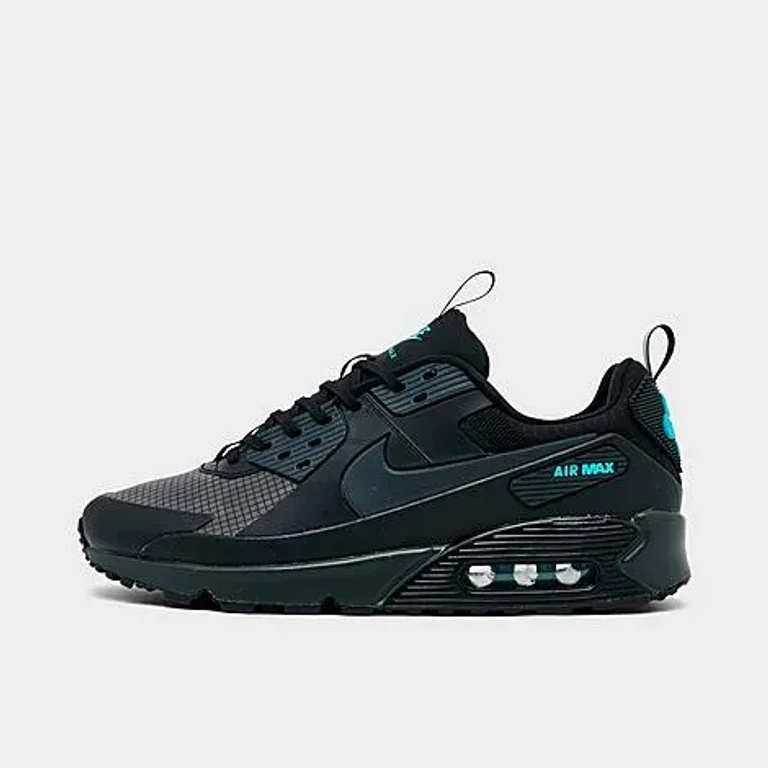 Nike Men's Air Max 90 Drift Casual Shoes in Black/Anthracite/Dusty Cactus Size: 7.5