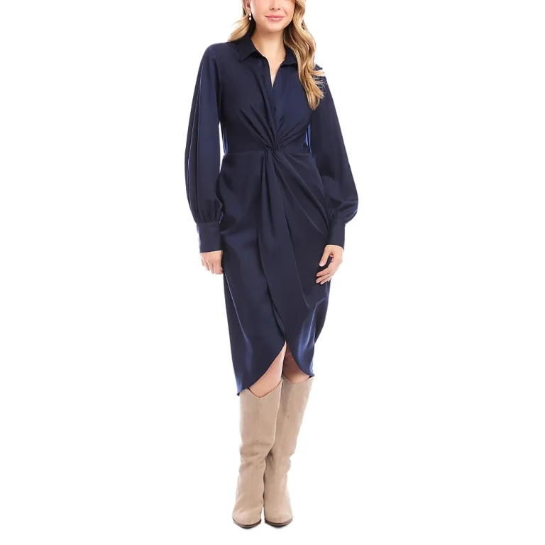 Karen Kane Savannah Twist Front Dress