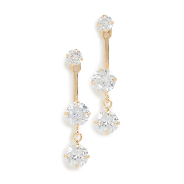 SHASHI Versailles Earrings Gold One Size
