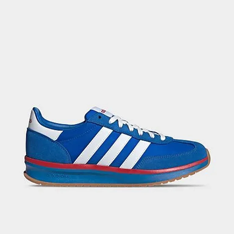 Men's Originals Run 70s 2.0 Casual Shoes in Bright Royal/Cloud White/Better Scarlet Size: 6.5