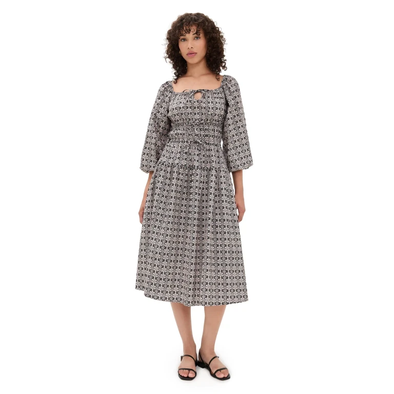 The Lulo Project New Bahia Dress Macrame All Over S